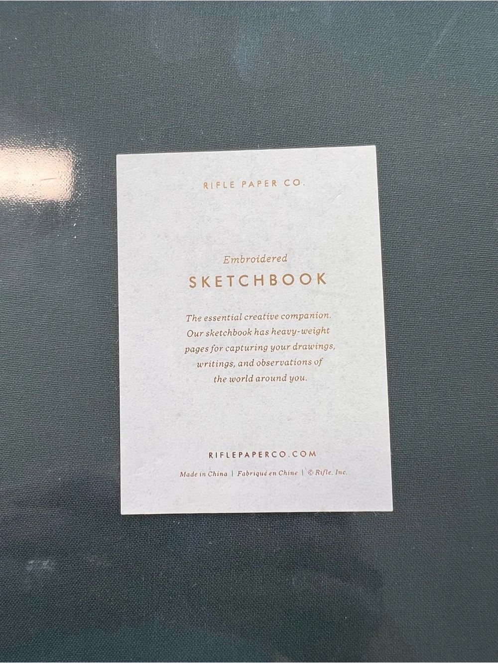 Rifle Paper Embroidered Sketchbook